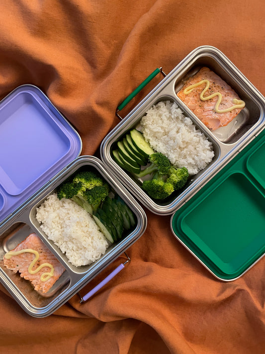 ECO-BENTO 2 COMPARTMENT SET - GREEN // 環境に優しいECOHAKO 2コンパートメント(仕切り)セット