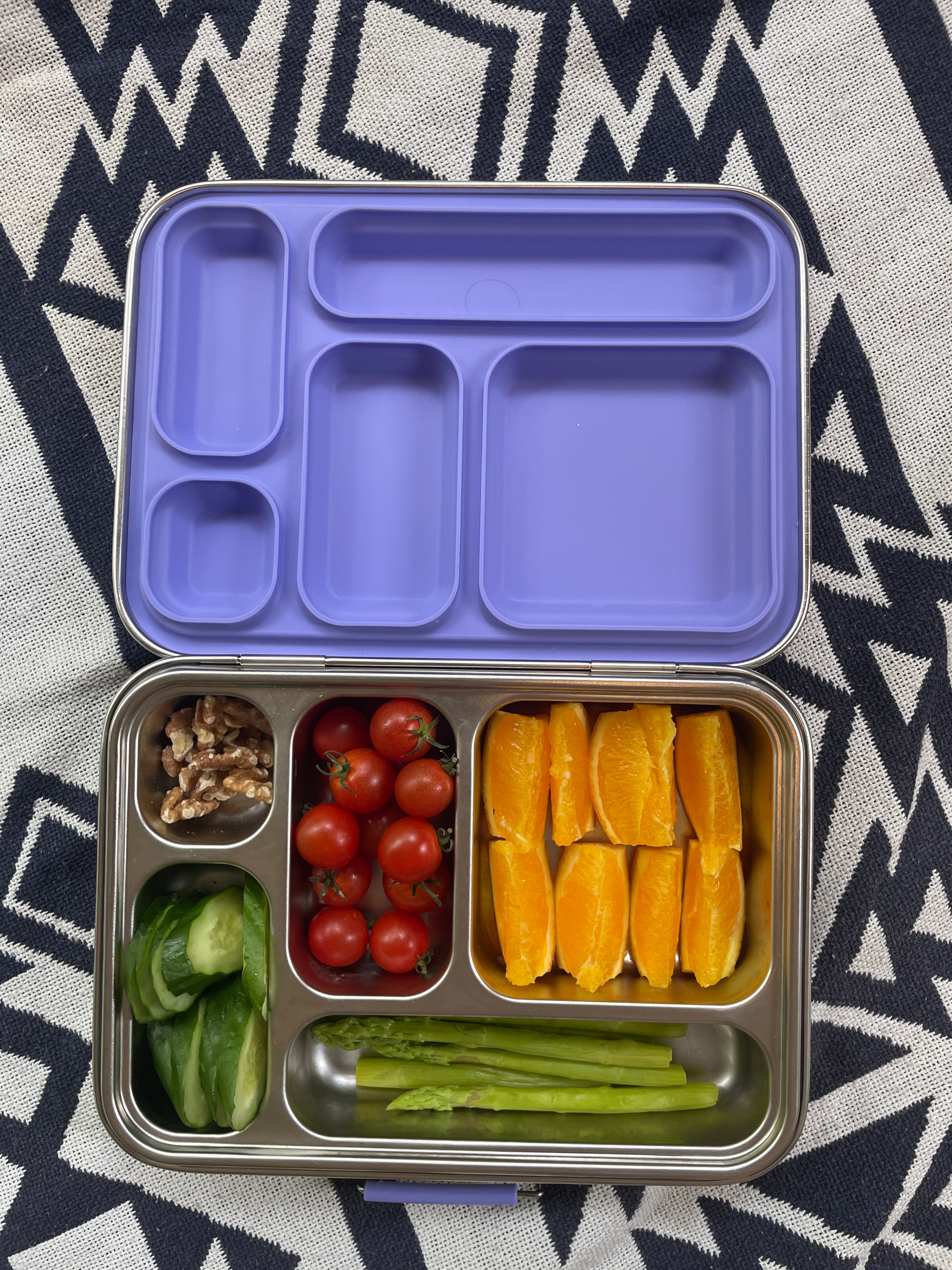 ECO-BENTO 5 COMPARTMENT SET - LILAC // 環境に優しいECOHAKO 5