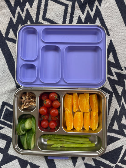 ECO-BENTO 5 COMPARTMENT SET - LILAC // 環境に優しいECOHAKO 5コンパートメント（仕切り）セット