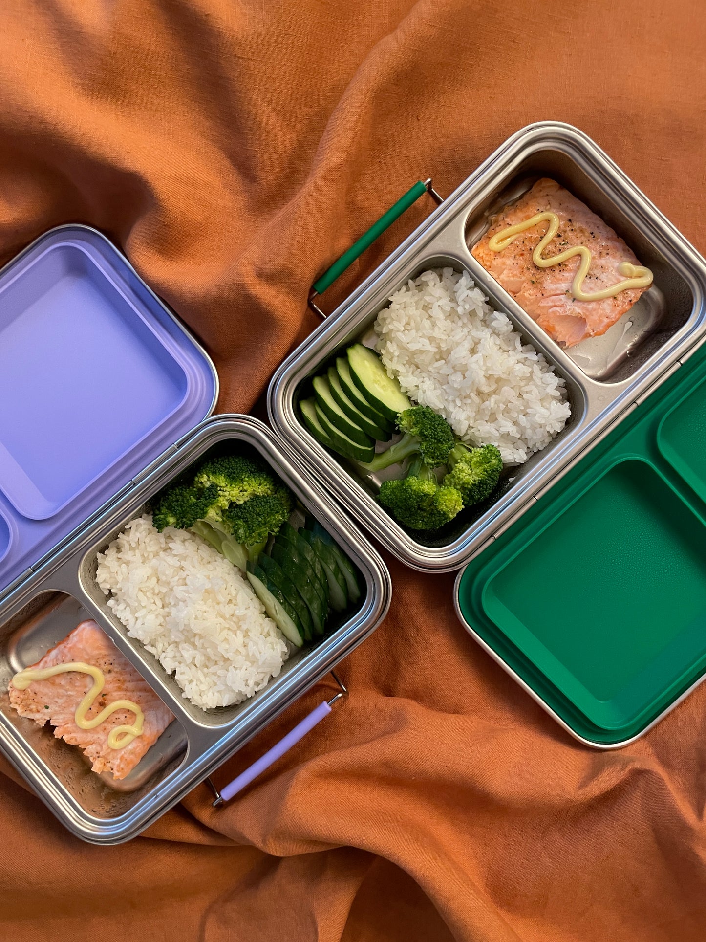 ECO-BENTO 2 COMPARTMENT SET - GREEN // 環境に優しいECOHAKO 2コンパートメント（仕切り）セット