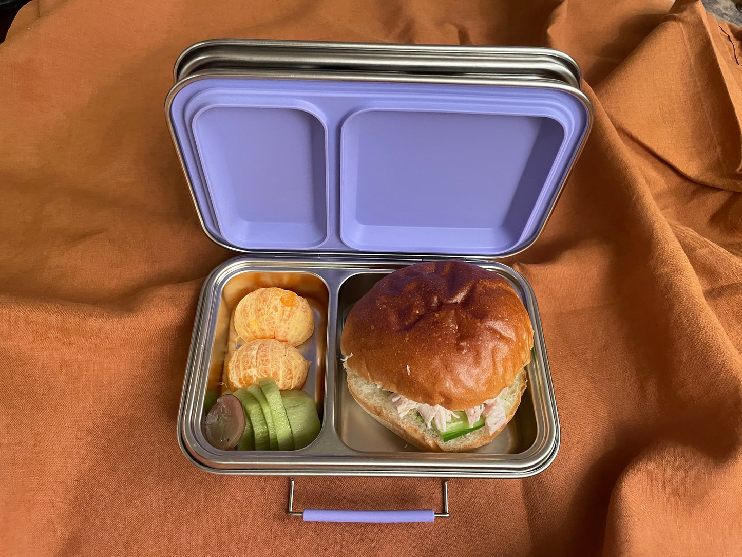 ECO-BENTO 2 COMPARTMENT SET - LILAC // 環境に優しいECOHAKO 2コンパートメント（仕切り）セット