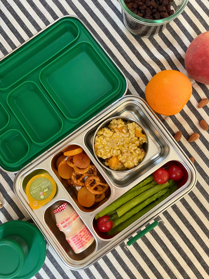 ECO-BENTO 5 COMPARTMENT SET - GREEN // 環境に優しいECOHAKO 5コンパートメント（仕切り）セット